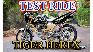 The virus herex is currently just invading tiger revo after its owner failed to buy cb glatik with an evil engine. Test Ride Motor Herex Honda Tiger 200cc Motovlog Youtube
