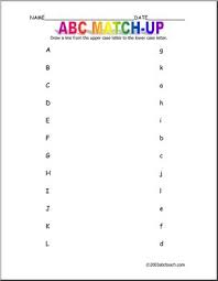 Click and drag the lowercase . Worksheet Matching Upper Case And Lower Case Letters Abcteach