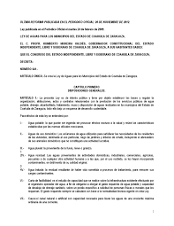 Carta solicitud de drenaje : Ley De Aguas Para Los Municipios Del Estado De Coahuila De Zaragoza By Fakto Issuu