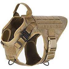 Icefang Dog Harness Medium Breed Tactical Molle Dog Vest No Pulling Front Clip Hook Loop Panel Dog Patch Metal Buckle M 25 30 Girth Cb 2x M Tactical Dog Harness Dog Harness Dog Vest