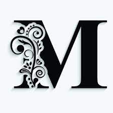 M, or m, is the thirteenth letter of the modern english alphabet and the iso basic latin alphabet. Stock Photos Royalty Free Images Graphics Vectors Videos Alphabet Art Print Flower Alphabet Hand Lettering Art