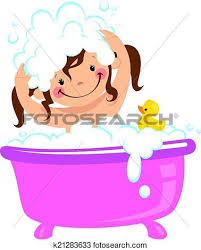 All png & cliparts images on nicepng are best quality. Baby Kid Girl Bathing In Bath Tub And Washing Hair Clipart K21283633 Free Clip Art Bath Girls Clip Art