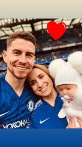 The two have been married for a while and even have 2 kids! Footballers Wagskids Ø¹Ù„Ù‰ ØªÙˆÙŠØªØ± Jorginho Natalia Vitor And Alicia After Chelsea Fc And Watford Fc Football Match Pic Sebastian Frej Mb Media Getty Images Natalia Leteri
