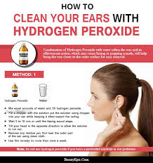 Beware of cleaners with hydrogen peroxide or alcohol, which can cause further irritation if your dog's ear canal is inflamed or ulcerated, vca hospital's dr. How To Safely Clean Your Ears With Hydrogen Peroxide Cleaning Your Ears Ear Wax Removal Cleaning Ears