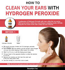 What to do if your ears become blocked with wax? How To Safely Clean Your Ears With Hydrogen Peroxide Cleaning Your Ears Ear Wax Removal Cleaning Ears