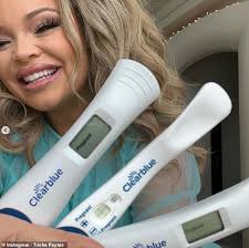 Trisha Paytas welcomes her first child with husband Moses Hacmon...  following bizarre online theory