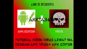 Create original logos & graphic designs with thousands of custom editing tools. Tutorial Kirim Virus Lewat Wa Dengan Apk Editor Vbug Youtube