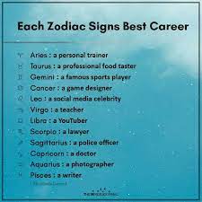 Each Zodiac Signs Best Career Zodiac Signs Leo Zodiac Facts Zodiac Signs Taurus