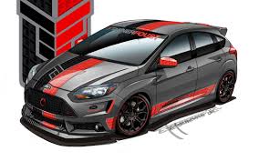 Customized 2013 Ford Focus St Show Cars Previewed Ahead Of Sema Debut Ford Focus St Ford Focus Ford Focus Hatchback