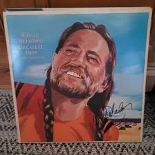 Álbum autografiado de los mejores éxitos de Willie NELSON, 2 LP, 2X