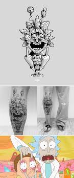 Rick and morty tattoo tattoos alien tattoo tattoos for guys sky tattoos galaxy tattoo sleeve universe tattoo trendy tattoos forarm tattoos. Crazy Rick And Morty Tattoo 9gag