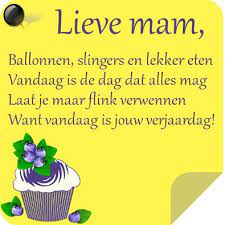 Lieve Mama Gefeliciteerd Verjaardagswensen Verjaardag Moeder Verjaardagskaarsjes