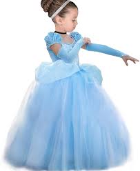 Amazon Com Yesnid Girls Cinderella Princess Dress Costume Toddle In 2020 Halloween Costume Toddler Girl Little Girl Halloween Costumes Princess Halloween Costume Kids