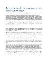 All amendments up to april 2004 : Doc Advertisements In Newspaper Are Invitation To Treat Tatolo Seisa Academia Edu