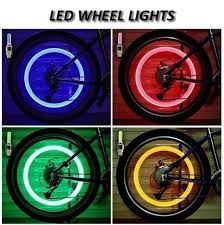 Waterproof Led Wheel Lights 2 Pcs In 2020 Bike Lights Waterproof Led Bicycle Lights