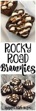 Rocky Road Brownies Sweeter With Sugar Recipe Easy Snack Recipes Family Dessert Recipes Dessert Recipes Easy