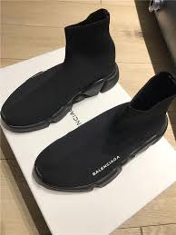 Balenciaga Socks Black And Yellow Pin By Blake Mussman On Fake It Tell You Make It Sneakers Fashion Black Balenciaga Sneakers All Black Balenciaga