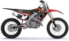 Monster Energy Graphics Kit Honda Crf150r 2007-2015 Monster Energy Honda Dirtbikes