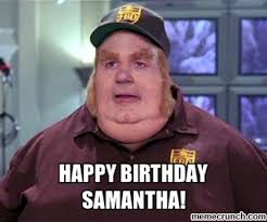 Happy Birthday Samantha