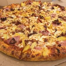 Dominos pineapple and ham pizza. Domino S Delovery