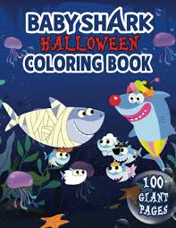 Each coloring page contains one or more high quality images of baby sharks for little ones. Baby Shark Halloween Coloring Book Perfect Gift For Halloween With Giant Pages And Exclusive Illustrations Coloring Cartoon 9798698099161 Amazon Com Books