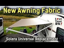 New Rv Awning Fabric Installation Solera Universal Replacement From Lci Rv Awning Fabric Rv Awning Fabric Installation