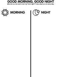 Good morning and night images. Good Morning Good Night Coloring Page Crayola Com