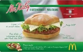 The Original Mcitaly In 2010 Burger Italian Burger Mcdonalds