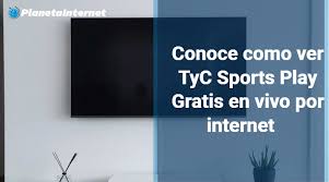 Tyc sports gratis por internet es un canal de televisión argentina por suscripción de tv en vivo arg. Como Ver Tyc Sports Play Gratis En Vivo áˆ Junio 2021