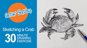 The origin story behind the cancer's crab representation is one of deceit and defeat, but the symbolism of the cancer crab is anything but dishonest and weak. How To Sketch A Crab 30 Minute Drawing Exercise