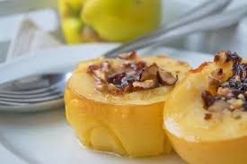 Quitte Mit Nussfullung Rezept Rezepte Quitten Rezepte Und Lebensmittel Essen