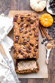 Gently fold in the chocolate chips. Chocolate Chip Vegan Pumpkin Bread Gluten Free Refined Sugar Free