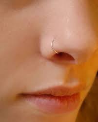 Pavlos Handmade Studio 925 Sterling Silver Septum Ring Nose Ring Piercing Nose Piercing Hoop Cute Nose Piercings Silver Nose Ring