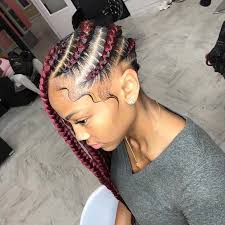 Black And Burgundy Lemonade Braids 61 Best Lemonade Inspired Braids Page 2 Of 6 Stayglam Cool Braid Hairstyles Braided Hairstyles Box Braids Hairstyles For Black Women