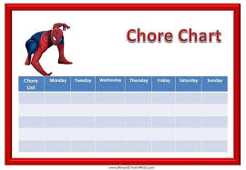 Chore Chart Template