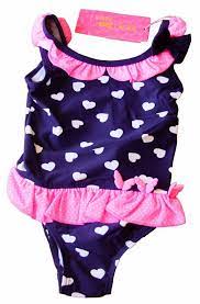 Costume Da Bagno Intero Bambina Baby Mare Piscina Cuoricini Tg 9 36 Mesi Costumi Da Bagno Interi Abbigliamento Bambini Bambini
