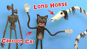 Discover (and save!) your own pins on pinterest Making Cartoon Cat And Long Horse With Clay Trevor Henderson Youtube