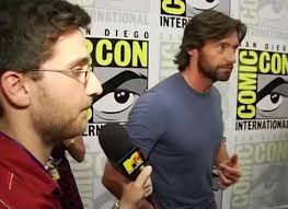 Hugh Jackman meeting Stan Lee for the first time! ❤️ Marvel