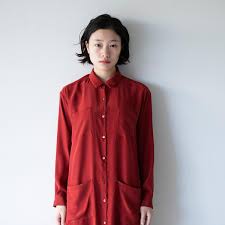 シルクシャツドレス saqui weeksdays 女性 ワンピース シャツドレス シルク
