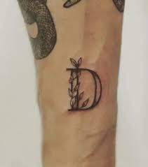 You may find that while the letters look fine in the alphabet layout, they aren't the most readable when combined to create the surname you want for your tattoo. 20 Inspirational D Letter Tattoo Designs With Images Tattoo Lettering Alphabet Tattoo Designs Tattoo Designs