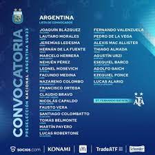 Estos son los convocados de la selección argentina sub 23. Los Convocados Y La Agenda De La Sub 23 De Cara A Los Juegos Olimpicos Tyc Sports