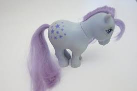 Vintage My Little Pony Light Blue Bluebelle Purple Hair Green Clover Vintage 80s 1980s Toy Hasbro 1982 G1 Generation One Pony Vintage My Little Pony Pony Light My Little Pony Collection