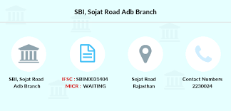 Sbi ifsc codes may be required when you are going to receive some payments from abroad such as depositing paypal funds into your bank accounts. Sbi Sojat Road Adb Ifsc Code Sbin0031404