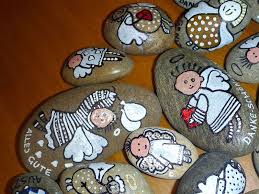 6 Glucksbringer Schutzengel Glucksbringer Schutzengel Engel Basteln Steine Bemalen