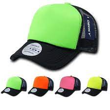 Neon Foam Trucker Hats Mesh Baseball Caps Bright Color Hats Decky 220 In 2021 Trucker Hat Mesh Baseball Cap Hats