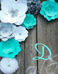 Check spelling or type a new query. Large Paper Flowers Aqua Teal Blue Silver Gray And White Giant Etsy Paper Flowers Giant Paper Flowers Paper Flowers Wedding