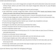 Cukup pastikan kesesuaian spesifikasi, versi browser, internet yang stabil, serta kamera yang tidak buram, untuk menampilkan dirimu selagi ujian. Syarat Dan Ketentuan Ujian Daring Simak Ui 2020 Fakultas Ilmu Keperawatan