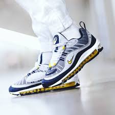 Nike Air Max 98 Tour Yellow Grailify Sneaker Releases Sneakers Nike Air Max Sneakers Fashion