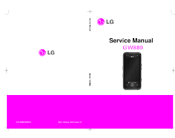 LG GW880 SVC MANUAL CH 100222 Service ...