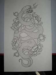 The colorful japanese snake tattoo is quite popular these days which gives a traditional look along with the infused snakes look gorgeous implicating a different way of designing snake tattoo. 2011 Snake Lotus Flowers Lineart Snake Tattoo Design Japanese Tattoo Small Tattoos
